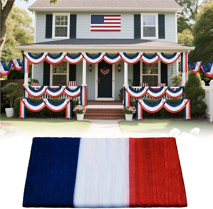 3 * 20ft Patriotic Bunting Banner Flag Outdoor Decoration