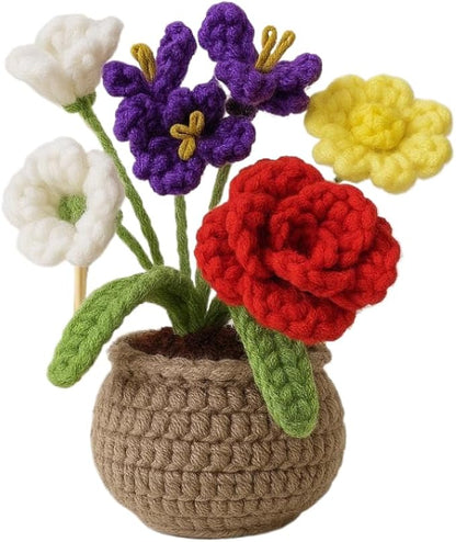Unrealistic Flower Decoration in Pot - Handmade