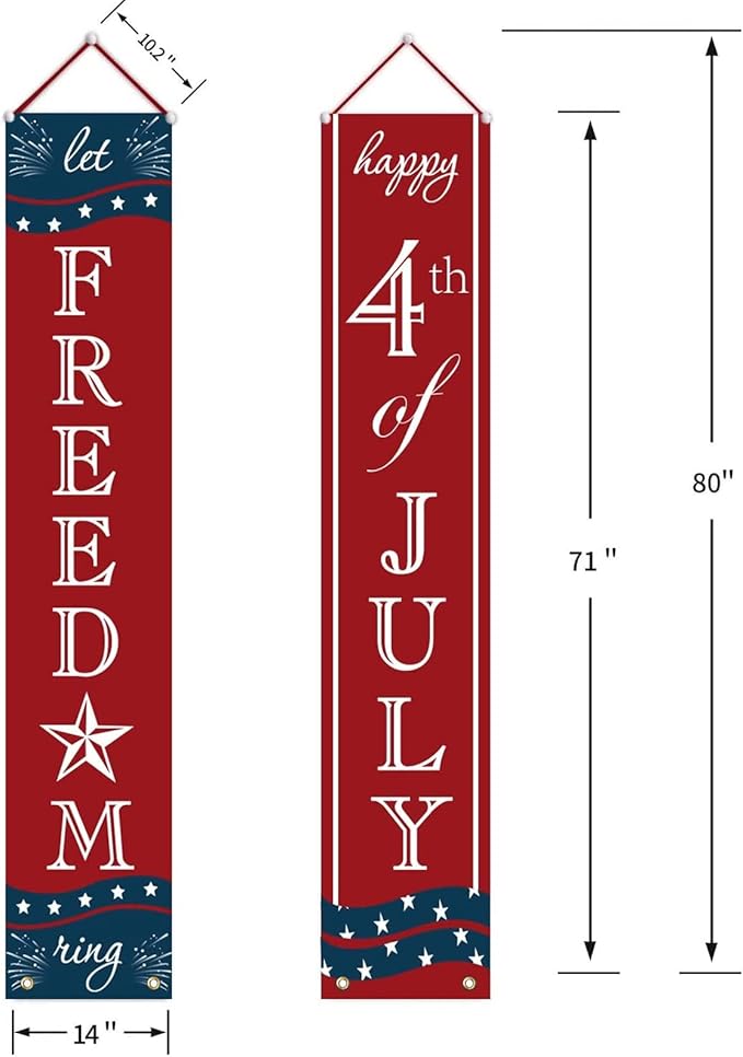 Patriotic Decorations for Independence Day