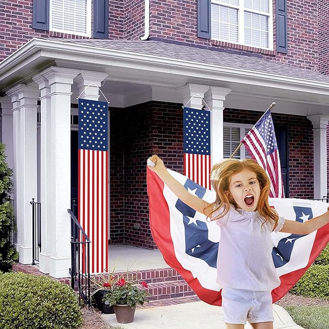Memorial Day Banner Indoor and Outdoor Hanging (2 Pcs)