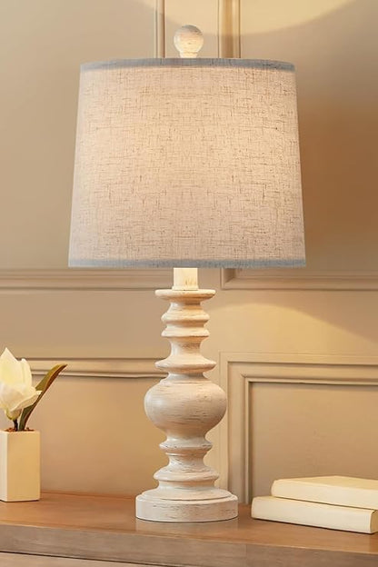 20.5" Farmhouse Lamps for Bedrooms