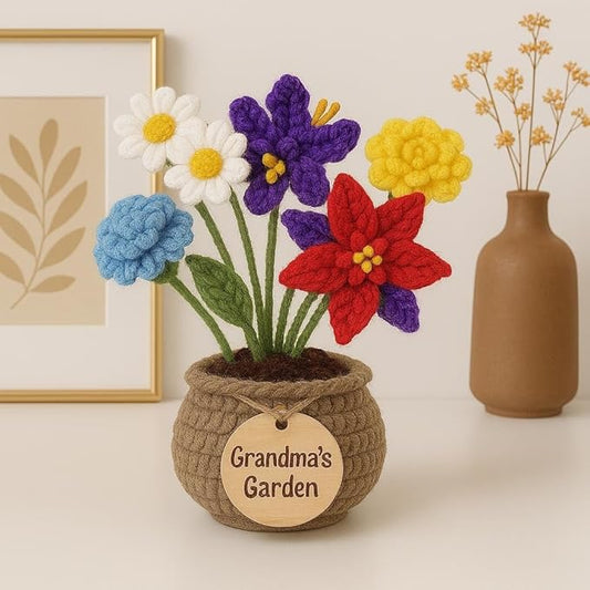 Unrealistic Flower Decoration in Pot - Handmade