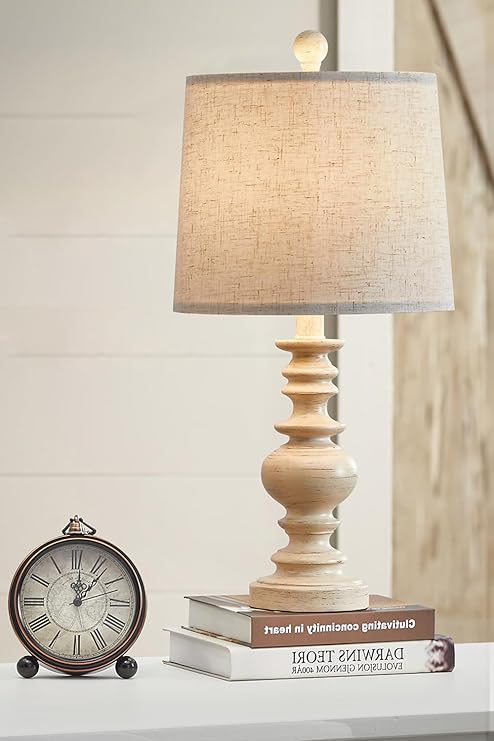 20.5" Farmhouse Lamps for Bedrooms
