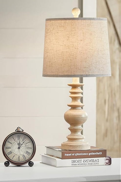 20.5" Farmhouse Lamps for Bedrooms
