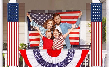 Memorial Day Banner Indoor and Outdoor Hanging (2 Pcs)