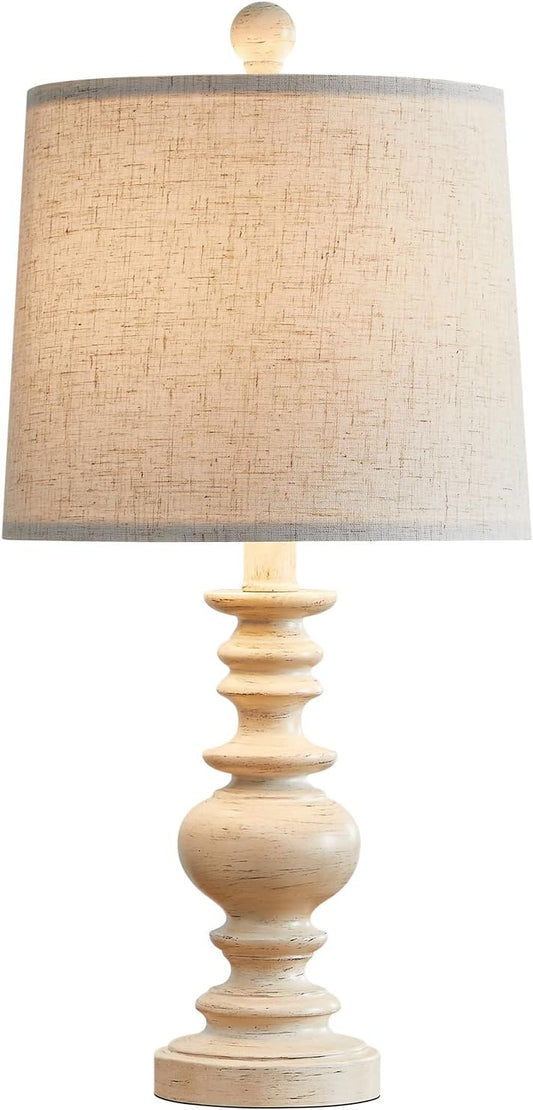 20.5" Farmhouse Lamps for Bedrooms